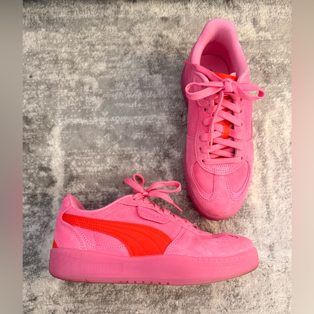 Puma Palermo Moda Xtra Bright Pink Sneaker size 7.5